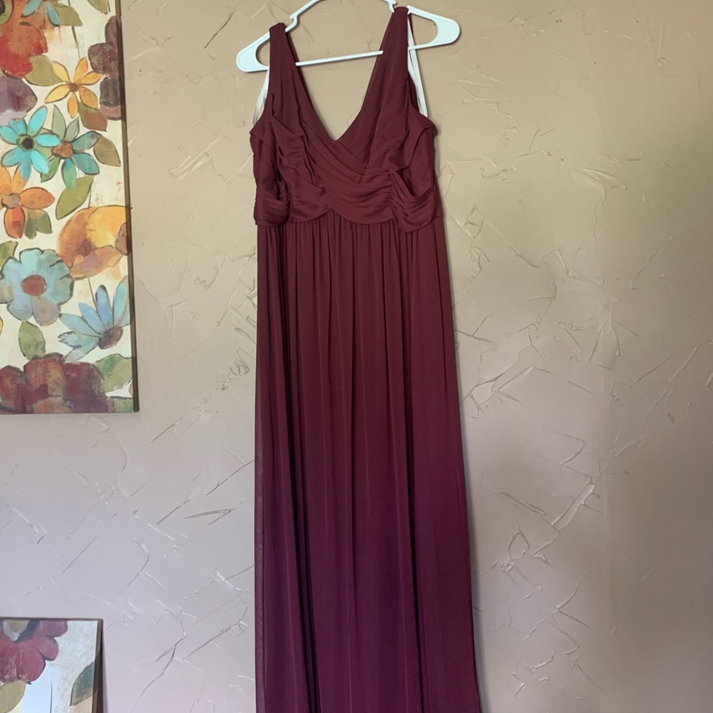 David’s bridal bridesmaid dress